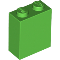 Lego kostka (kostička) 1x2x2, světle zelená (6103986)